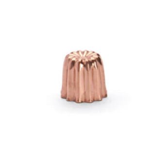 de Buyer - Canelés Bordelais Fluted Mould, Copper, ø3.5cm - Lacbleu Wines - DB6820.35N - 3011246820359