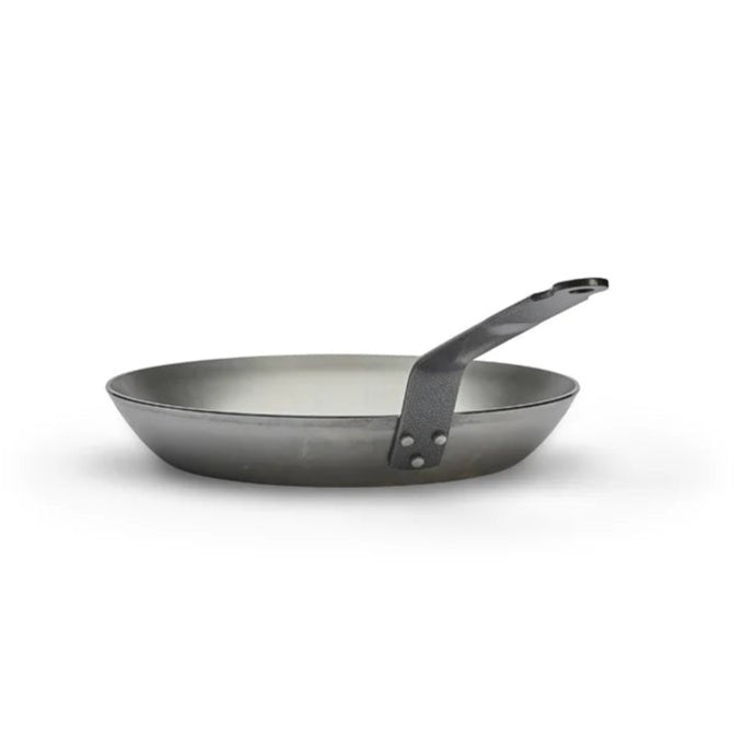 de Buyer - Carbone Plus Round Lyonnaise Frying Pan, ø28cm - Lacbleu Wines - DB5110.28 - 3011245110284