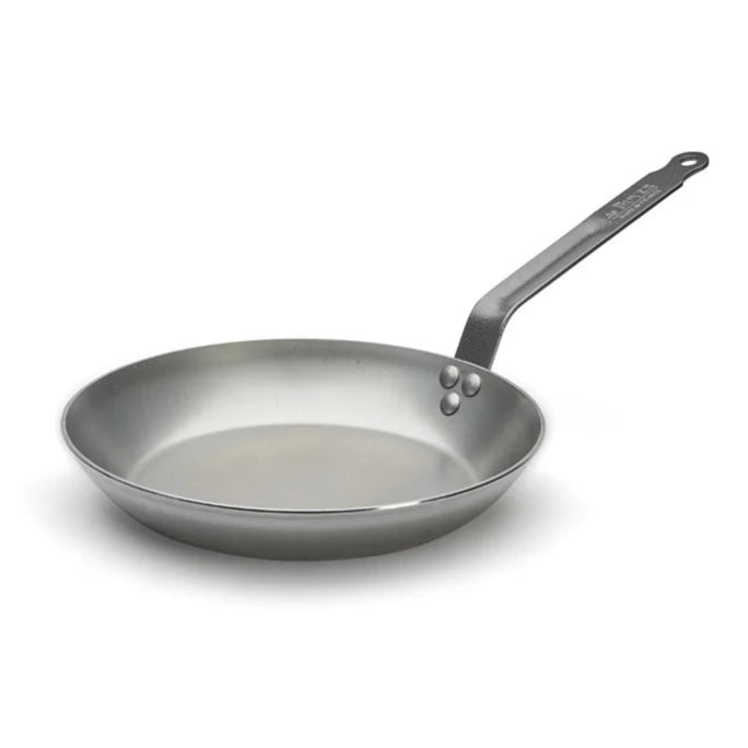 de Buyer - Carbone Plus Round Lyonnaise Frying Pan, ø28cm - Lacbleu Wines - DB5110.28 - 3011245110284