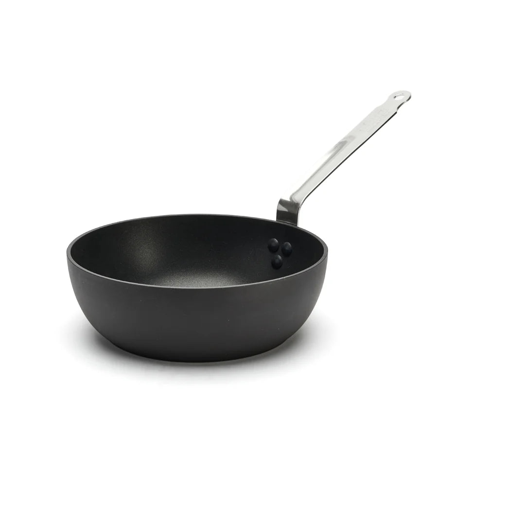 de Buyer - Choc Intense Rounded Non - Stick Saute Pan, ø24cm - Lacbleu Wines - DB8768.24 - 3011248768246