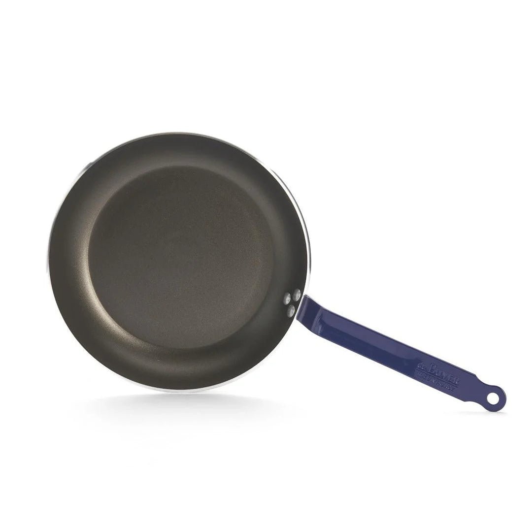 de Buyer - Choc Resto Non - Stick Frying Pan, Blue, ø28cm - Lacbleu Wines - DB8440.28 - 3011248440289