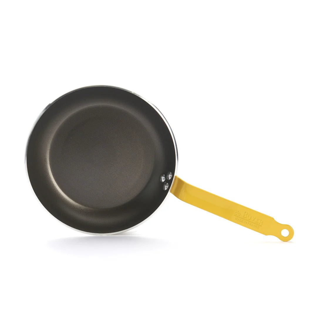 de Buyer - Choc Resto Non - Stick Frying Pan, Yellow, ø24cm - Lacbleu Wines - DB8470.24 - 3011248470248