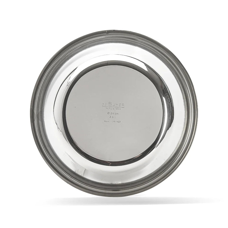 de Buyer - Flat Bottom Pastry Bowl, ø24cm - Lacbleu Wines - DB3250.24 - 3011243250241