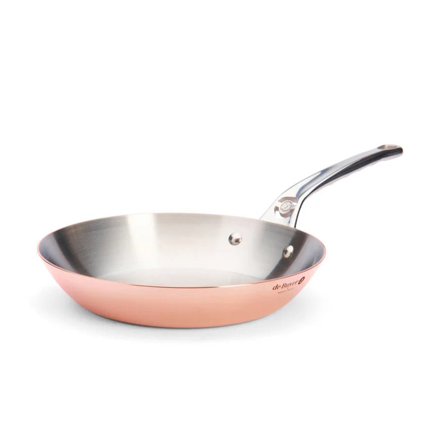 de Buyer - Inocuivre Frying Pan, Steel Handle, ø28cm - Lacbleu Wines - DB6424.28 - 3011246424281