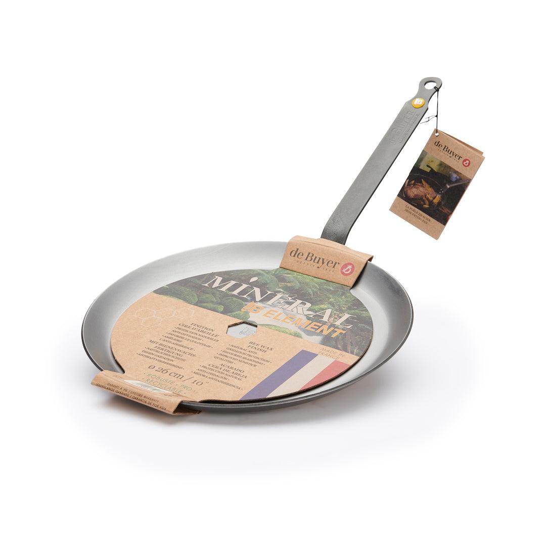 de Buyer - Mineral B Crêpe Pan, ø24cm - Lacbleu Wines - DB5615.24 - 3011245615246