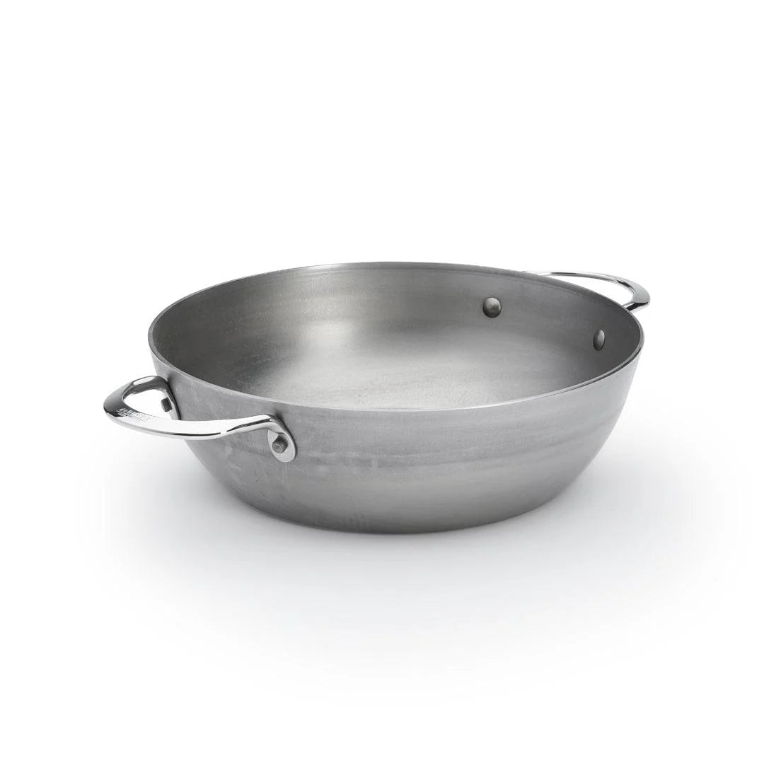de Buyer - Mineral B Deep Country Pan with 2 Handles, ø24cm - Lacbleu Wines - DB5654.24 - 3011245654245
