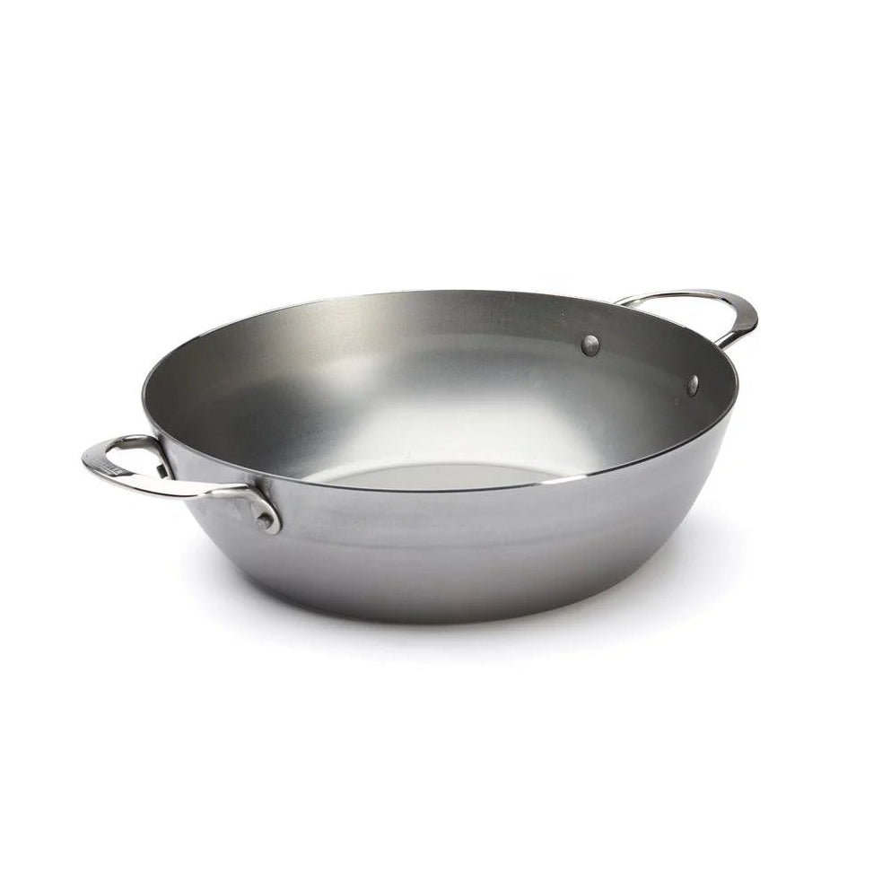 de Buyer - Mineral B Deep Country Pan with 2 Handles, ø32cm - Lacbleu Wines - DB5654.32 - 3011245654320