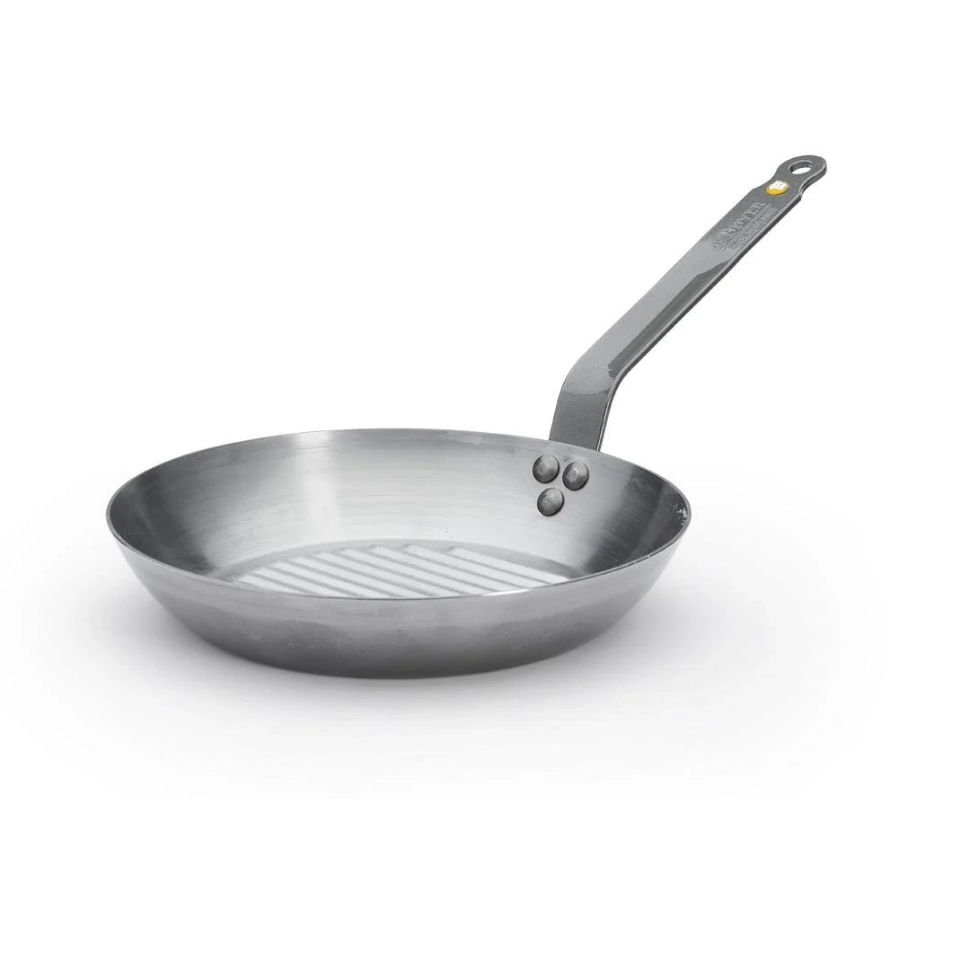 de Buyer - Mineral B Grill Pan, ø26cm - Lacbleu Wines - DB5613.26 - 3011245613266
