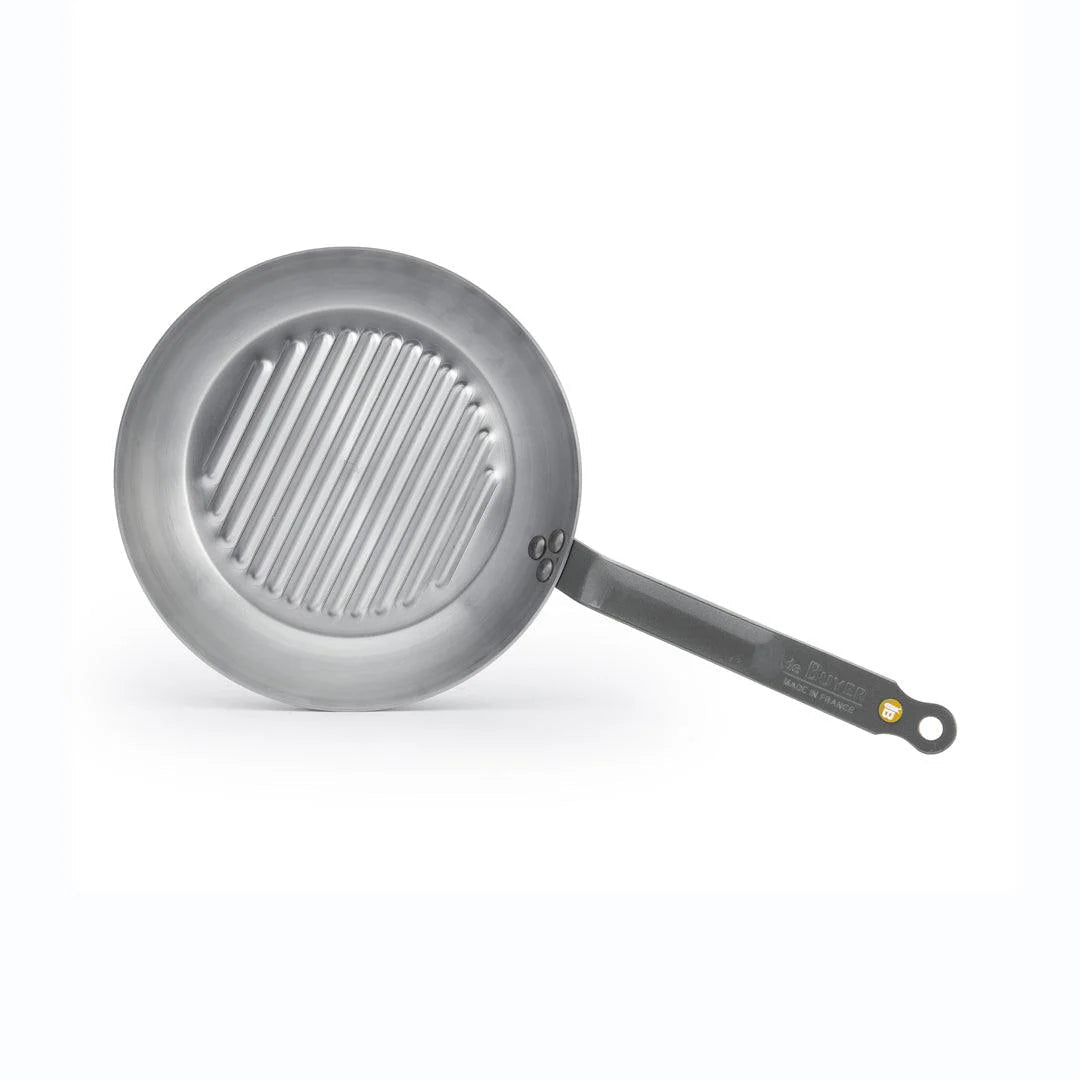 de Buyer - Mineral B Grill Pan, ø26cm - Lacbleu Wines - DB5613.26 - 3011245613266