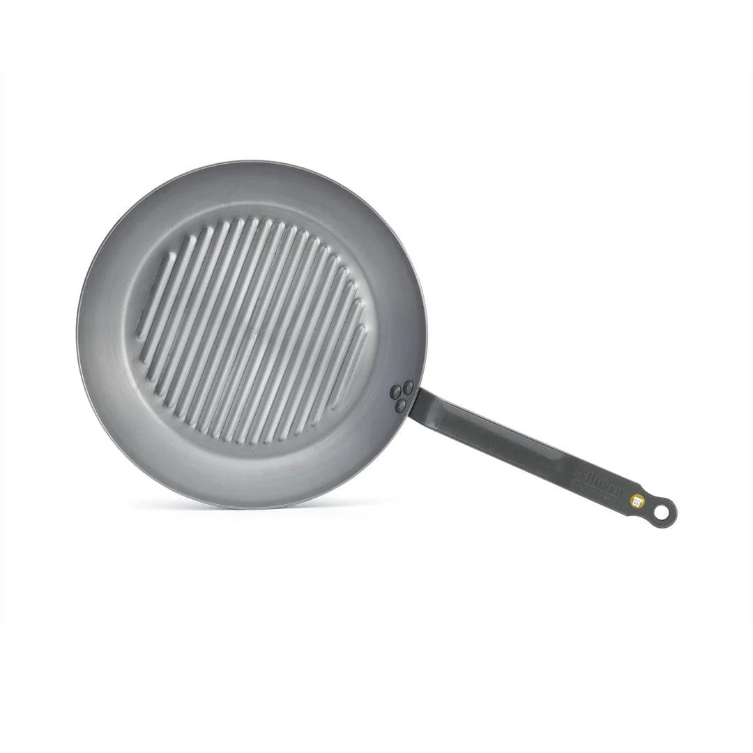 de Buyer - Mineral B Grill Pan, ø32cm - Lacbleu Wines - DB5613.32 - 3011245613327
