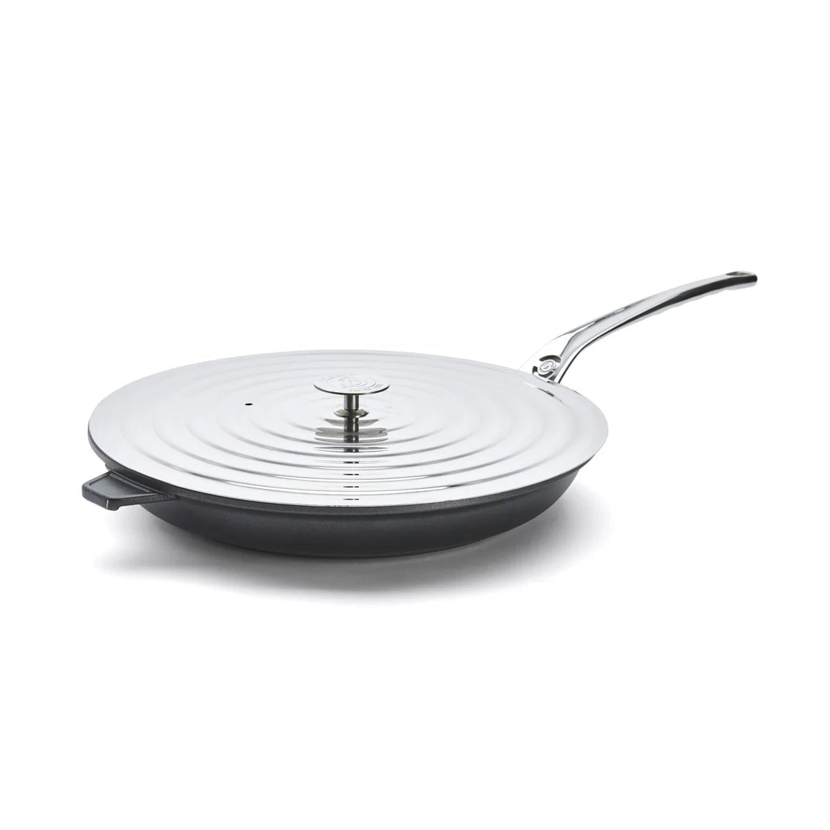 de Buyer - Stainless Steel Frying Pan Lid, ø20 - 24cm - Lacbleu Wines - DB3460.02 - 3011243460022