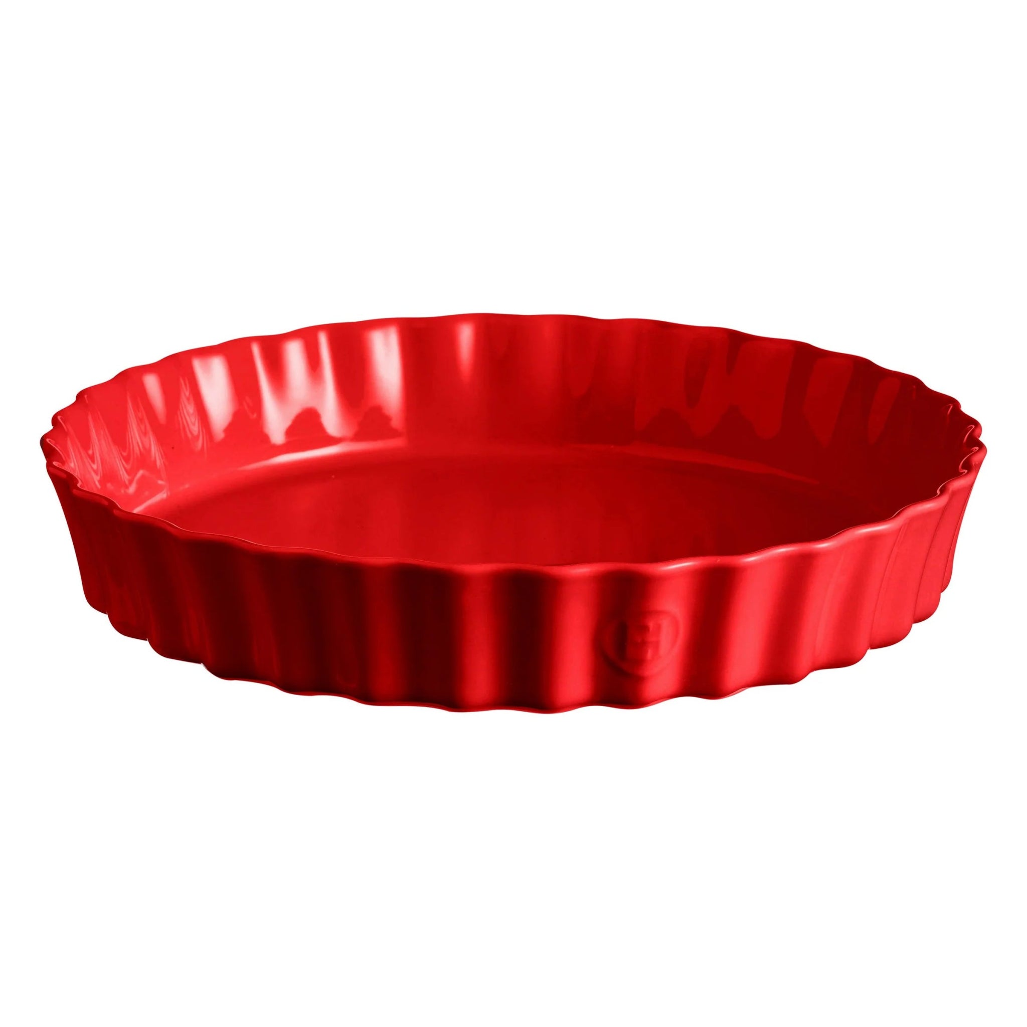 Emile Henry - Deep Flan Dish, ø32cm, Burgundy - Lacbleu Wines - EH346032 - 3289313460320