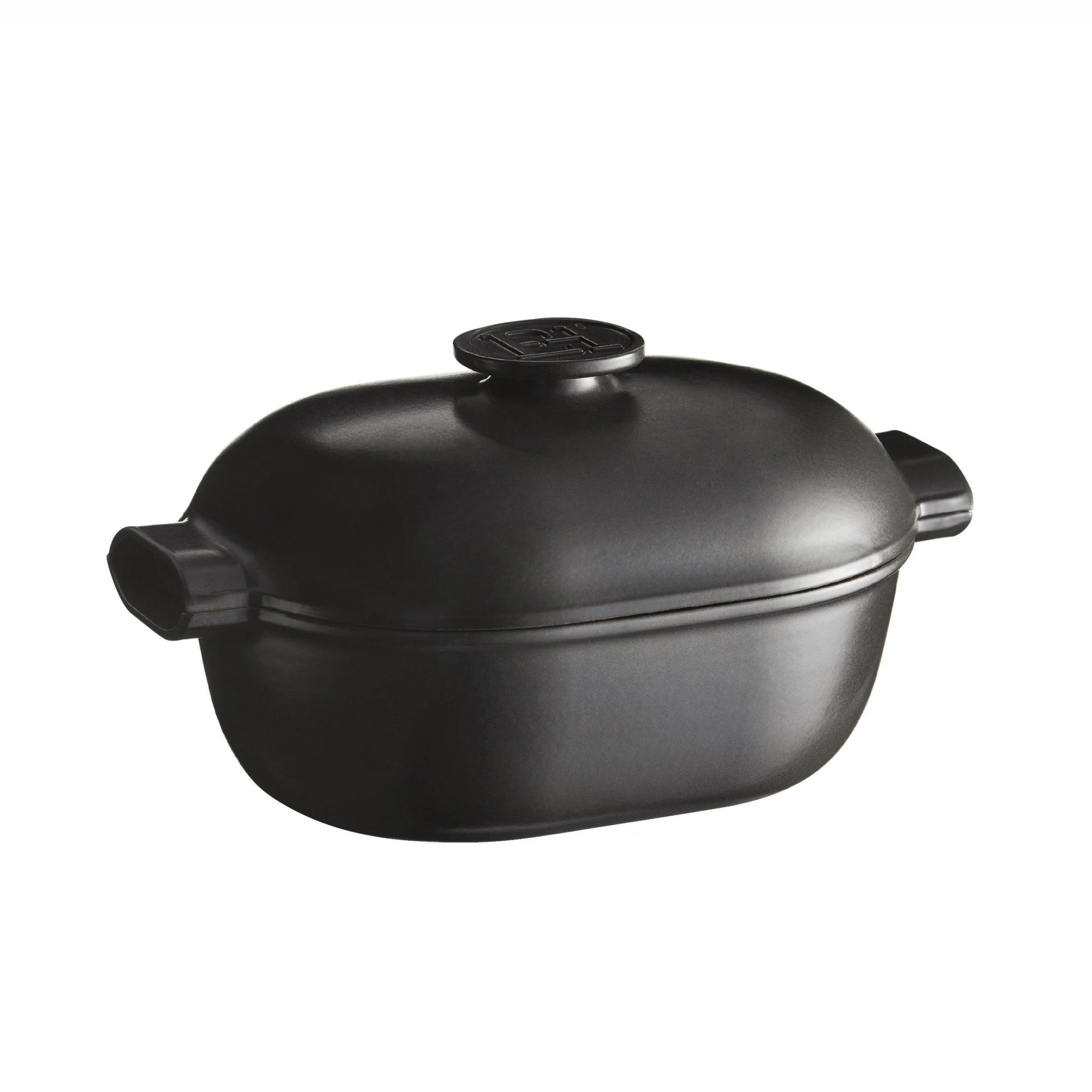 Emile Henry - Delight Oval Casserole Dish, 4.5L, Slate - Lacbleu Wines - EH776645 - 3289317766459