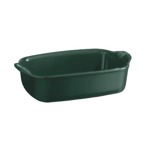 Emile Henry - Individual Oven Dish, 22x14.5cm, Cedar Green - Lacbleu Wines - EH079649 - 3289310796491