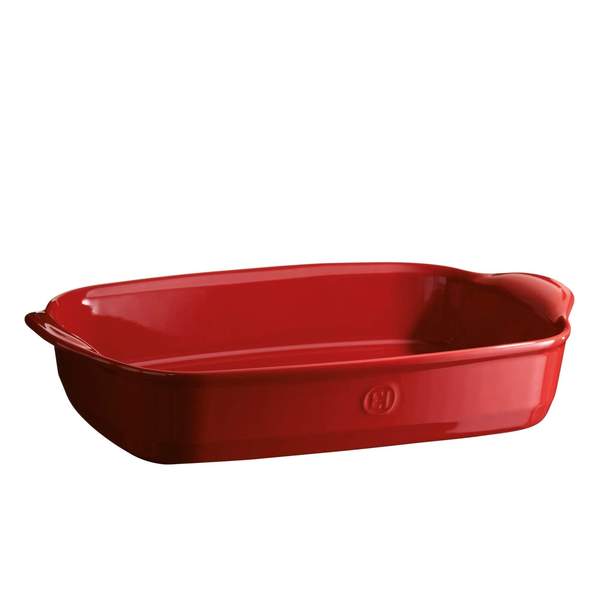 Emile Henry - Large Rectangular Oven Dish, 42.5x28cm, Burgundy - Lacbleu Wines - EH349654 - 3289313496541