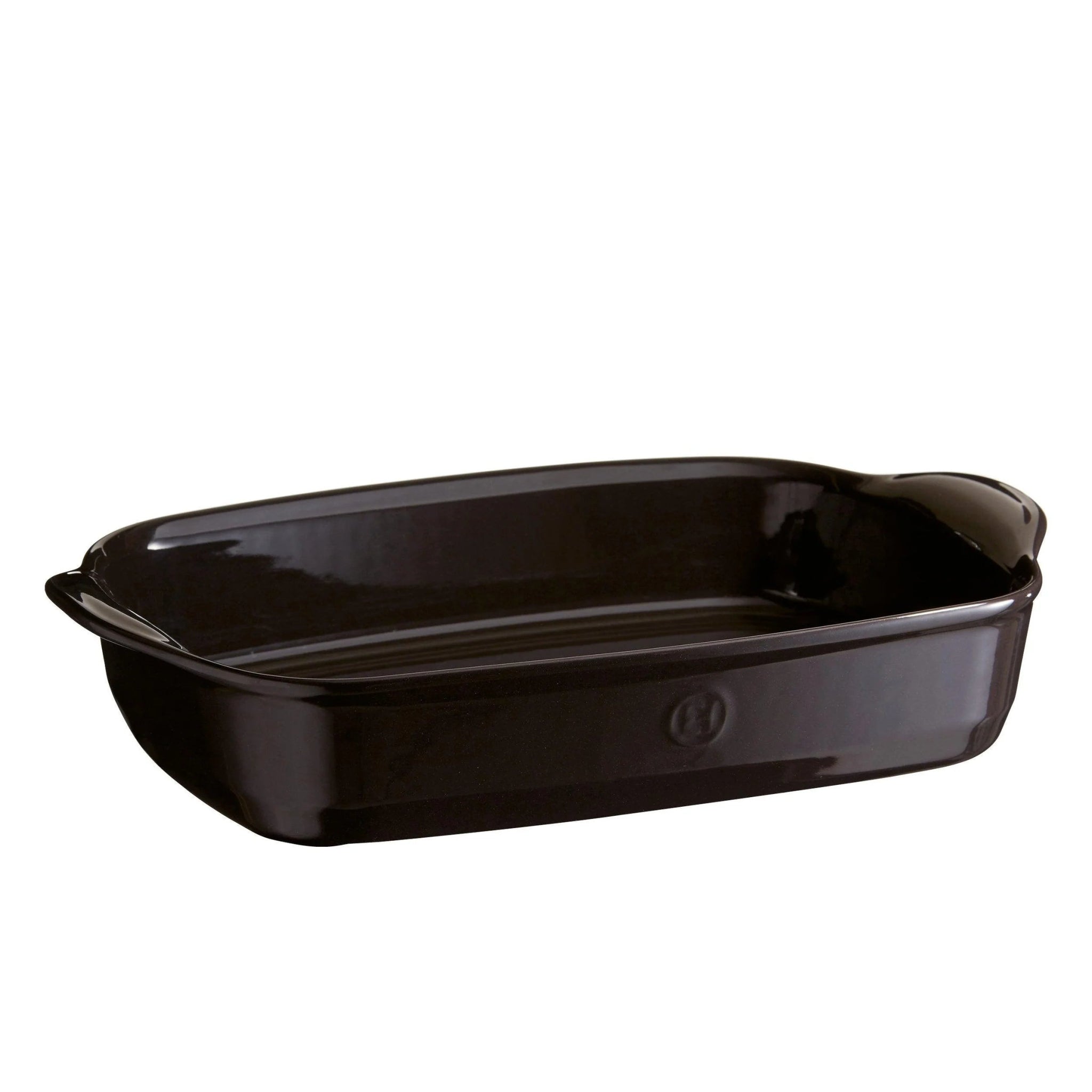 Emile Henry - Large Rectangular Oven Dish, 42.5x28cm, Charcoal - Lacbleu Wines - EH799654 - 3289317996542