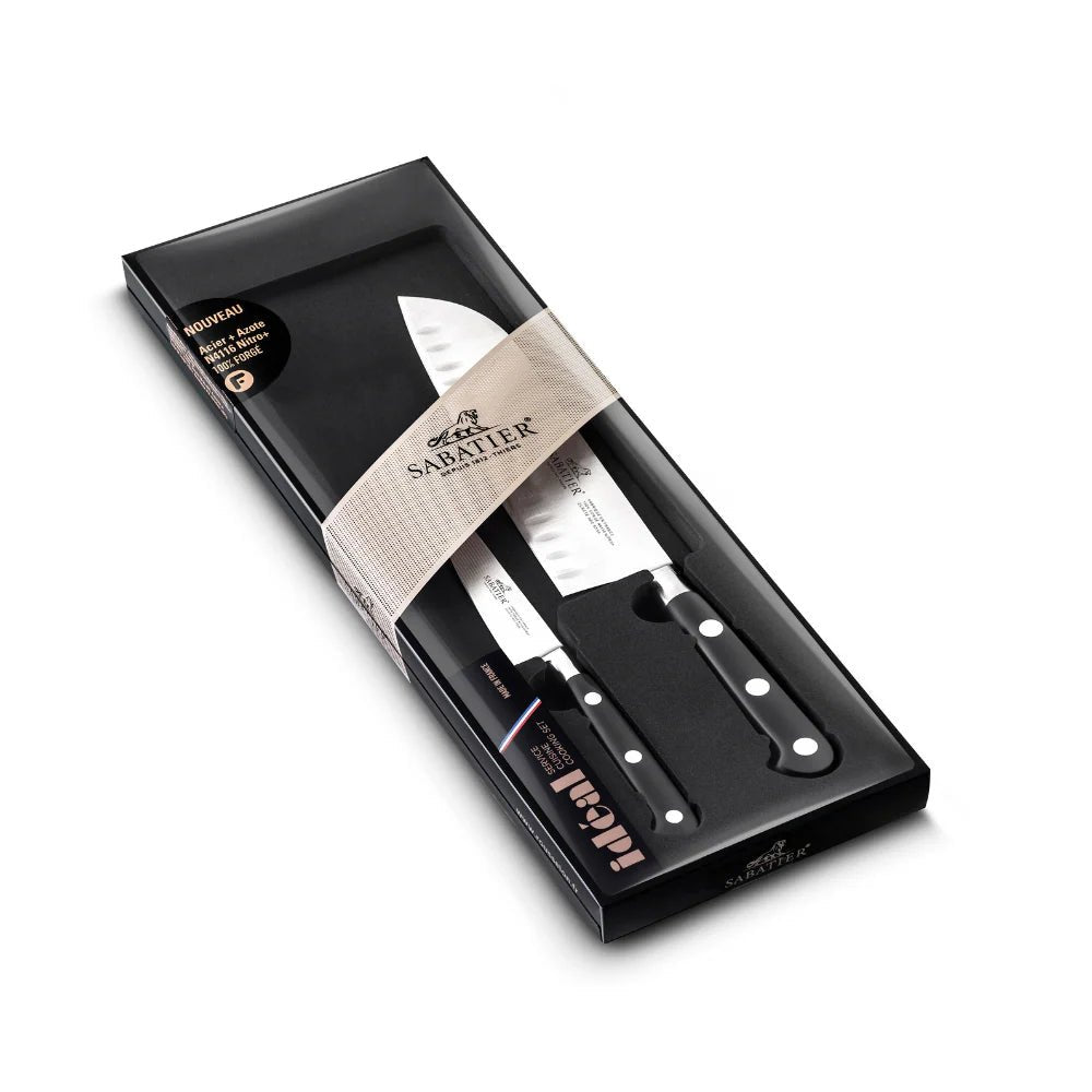Lion Sabatier - Ideal Pairing & Santoku Knife Set - Lacbleu Wines - LS892180 - 3269418921803