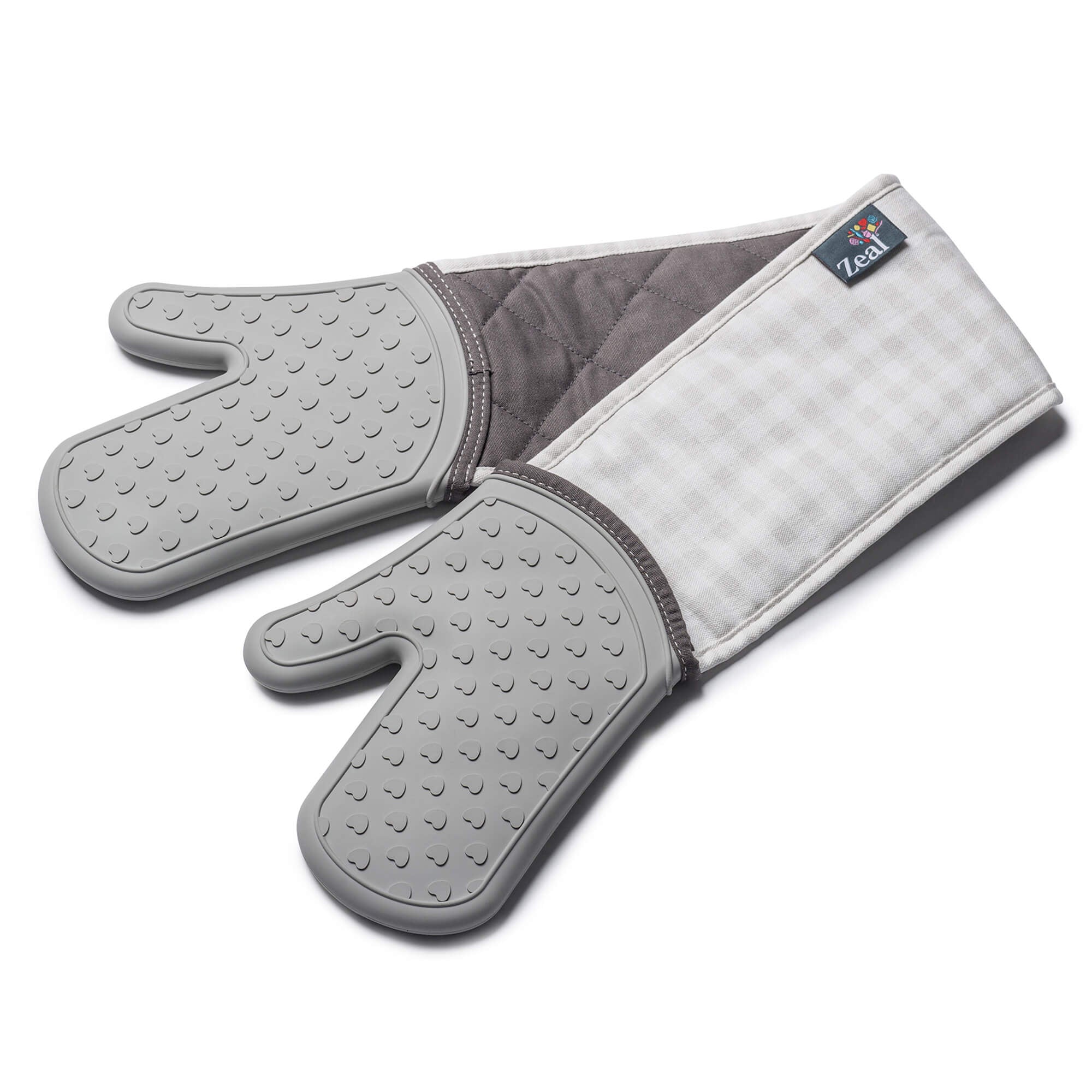 Zeal - Double Oven Glove, French Grey - Lacbleu Wines - V133S - 5036638084957