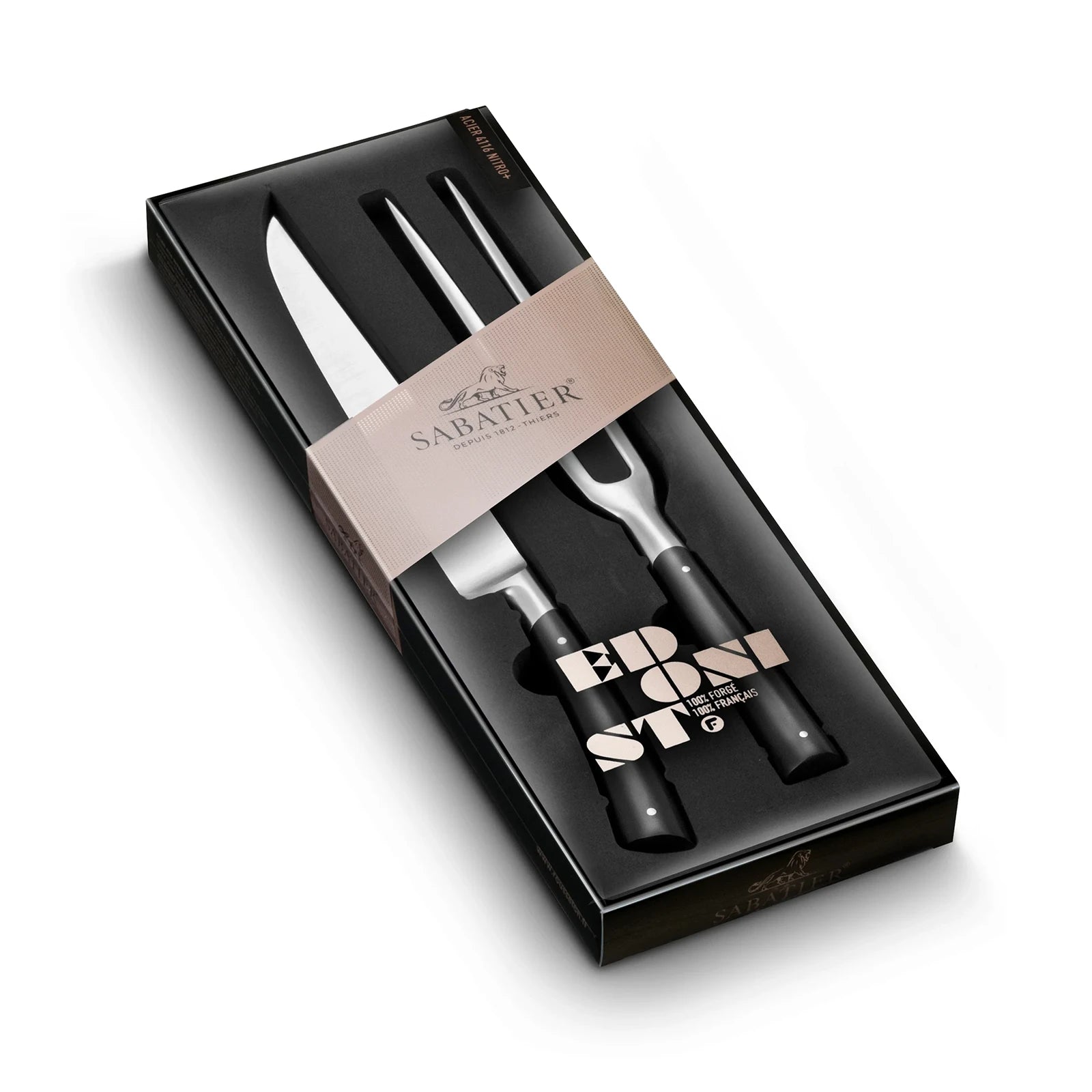 Sabatier - 2 Piece Edonist Carving Set - Lacbleu Wines - LS808080 - 3269418080807