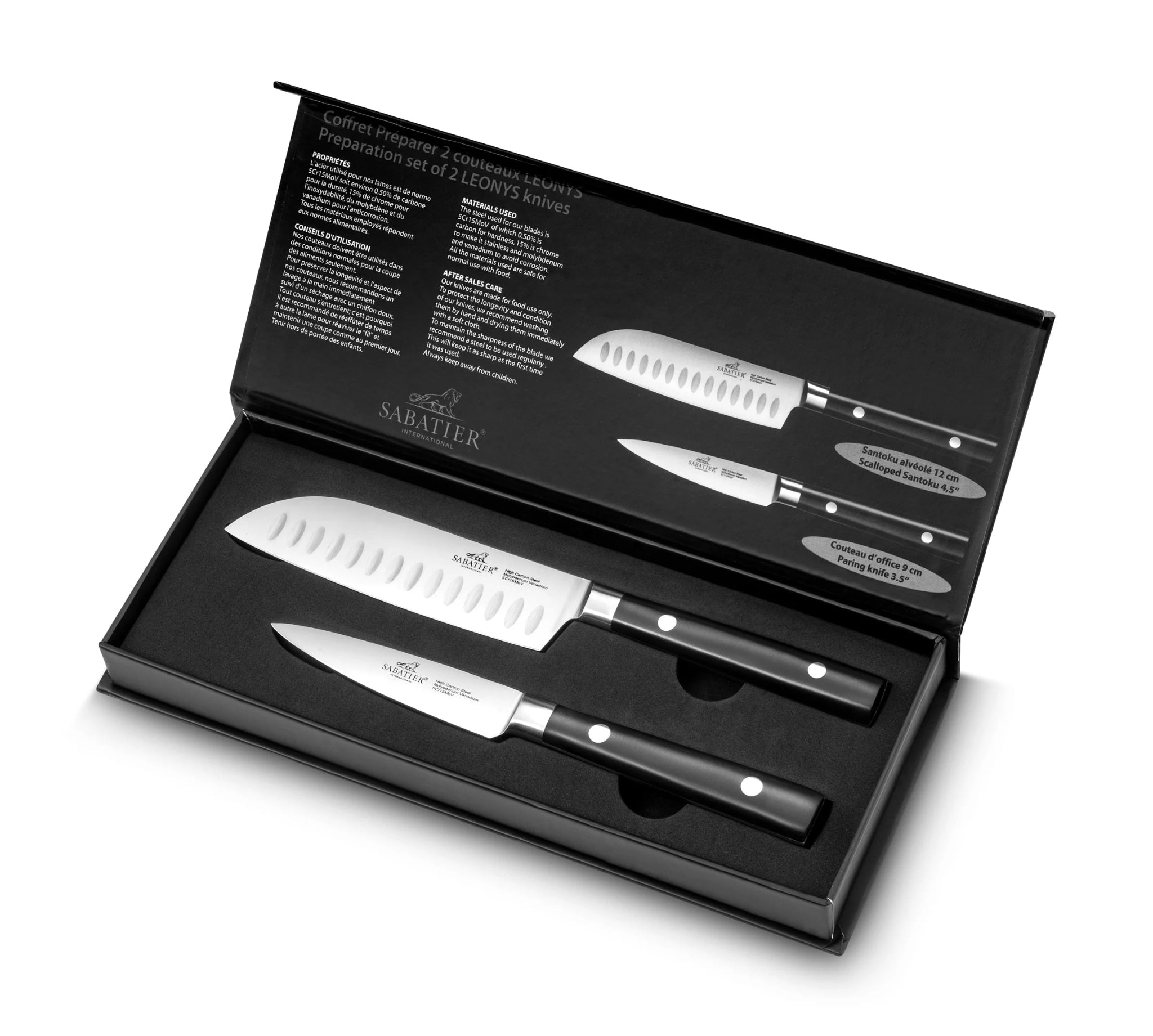 Sabatier - 2 Piece Leonys Steel Knife Set - Lacbleu Wines - LS904980 - 3269419049803