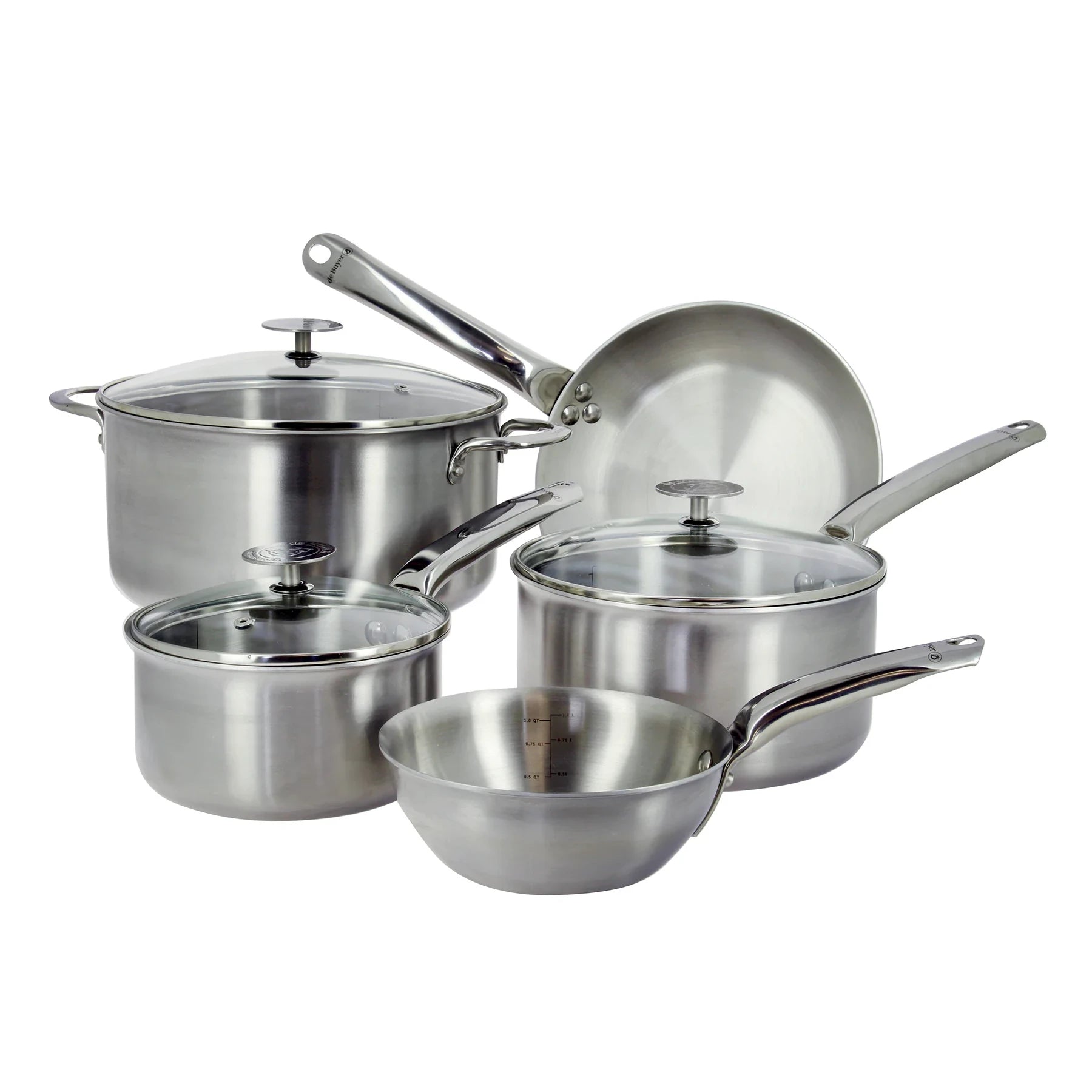 de Buyer - 5 Piece Alchimy Cookware Set - Lacbleu Wines - DB360108 - 3011243601081