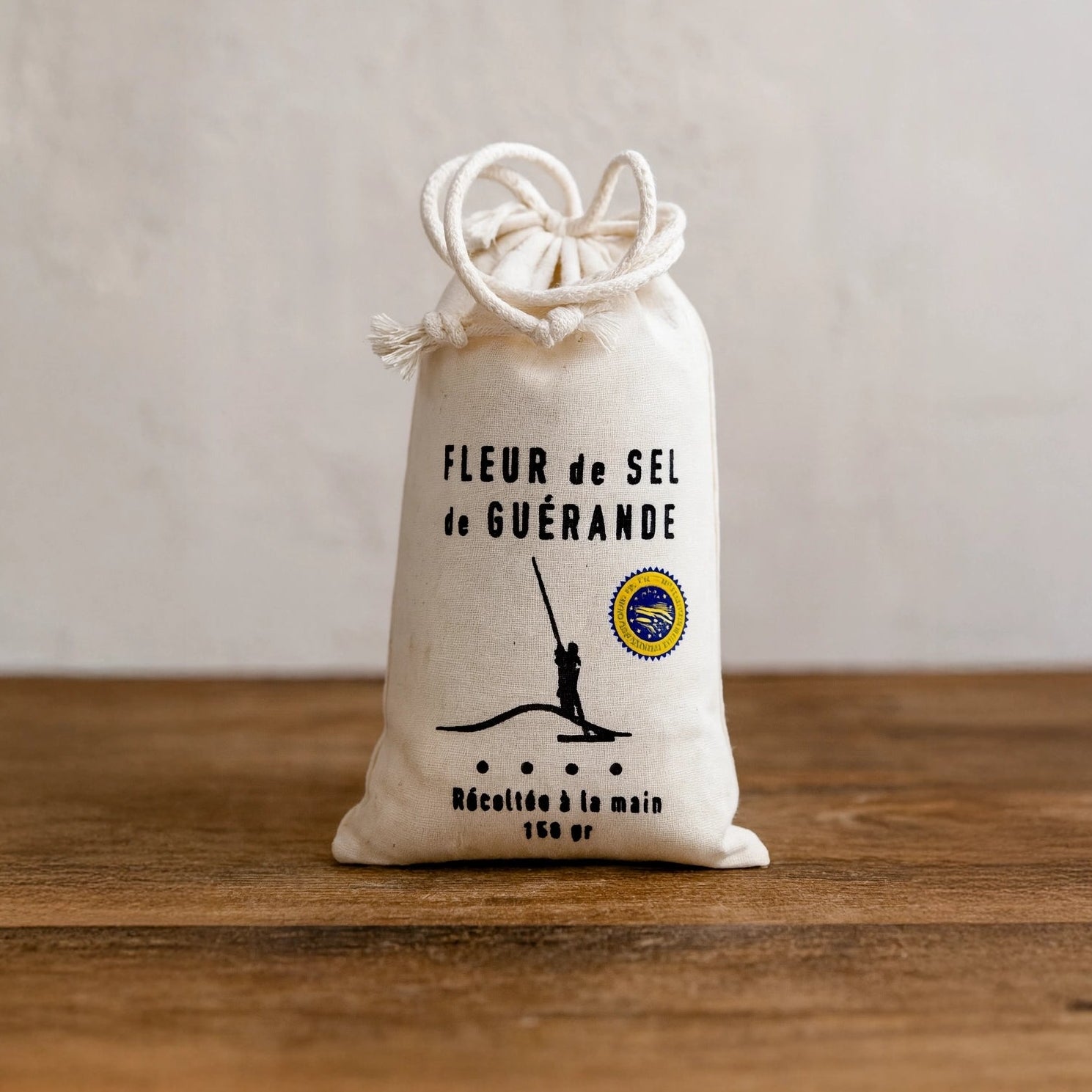 Artisans du Sel - Fleur de Sel de Guérande, 150g - Lacbleu Wines - FTIS150 - 3578410002152