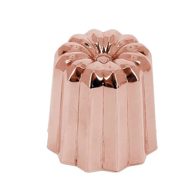 de Buyer - Canelés Bordelais Fluted Mould, Copper - Lacbleu Wines - DB682055N - 3011246820557