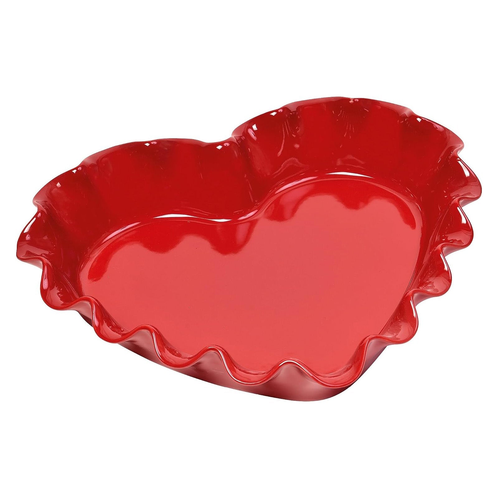 Emile Henry - Ceramic Ruffled Heart Dish - Lacbleu Wines - EH346177 - 3289313461778