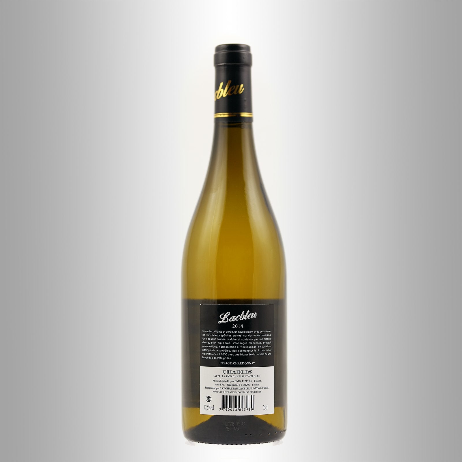 Château Lacbleu - Chablis AOP, 2014 - Lacbleu Wines - 3760078093980 - 3760078093980