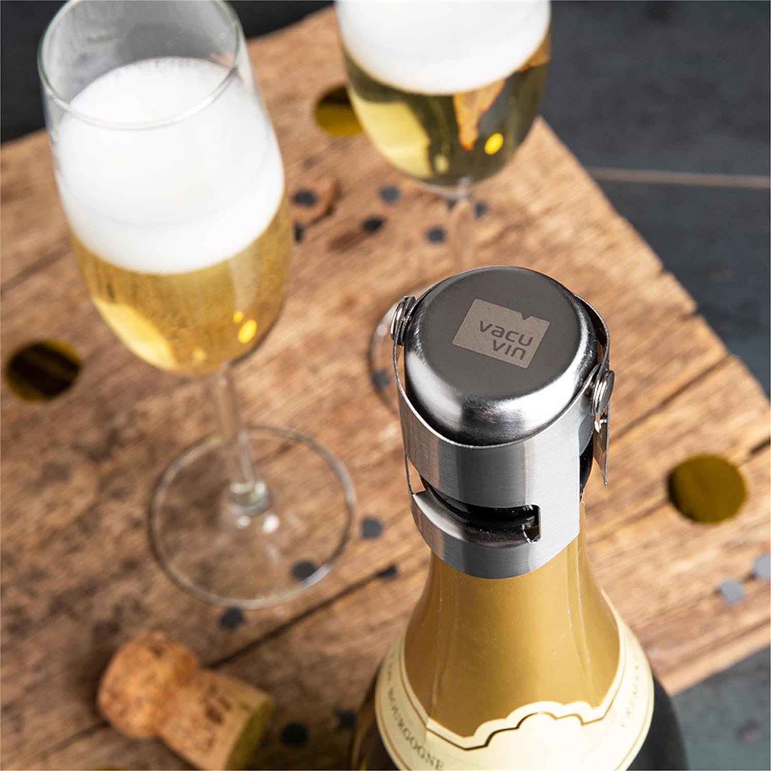 Vacu Vin - Champagne Stopper - Lacbleu Wines - VV18813606 - 8714793188136