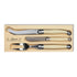 Laguiole by André Verdier - Cheese Knife, Fork & Butter Knife Set - Lacbleu Wines - K76W - 3289490007165