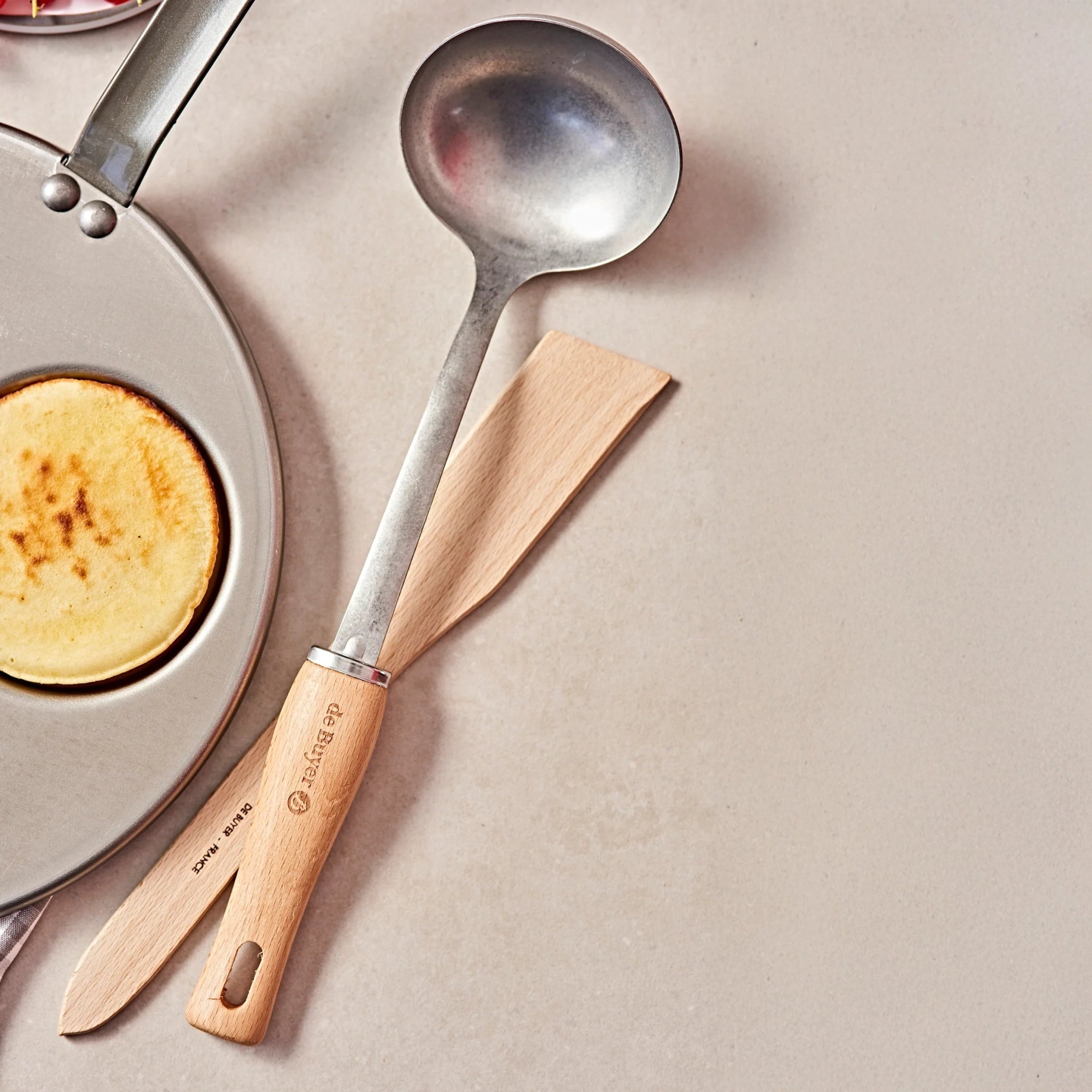 de Buyer - B Bois Ladle, Beechwood, 34cm - Lacbleu Wines - DB2701.02 - 3011242701027