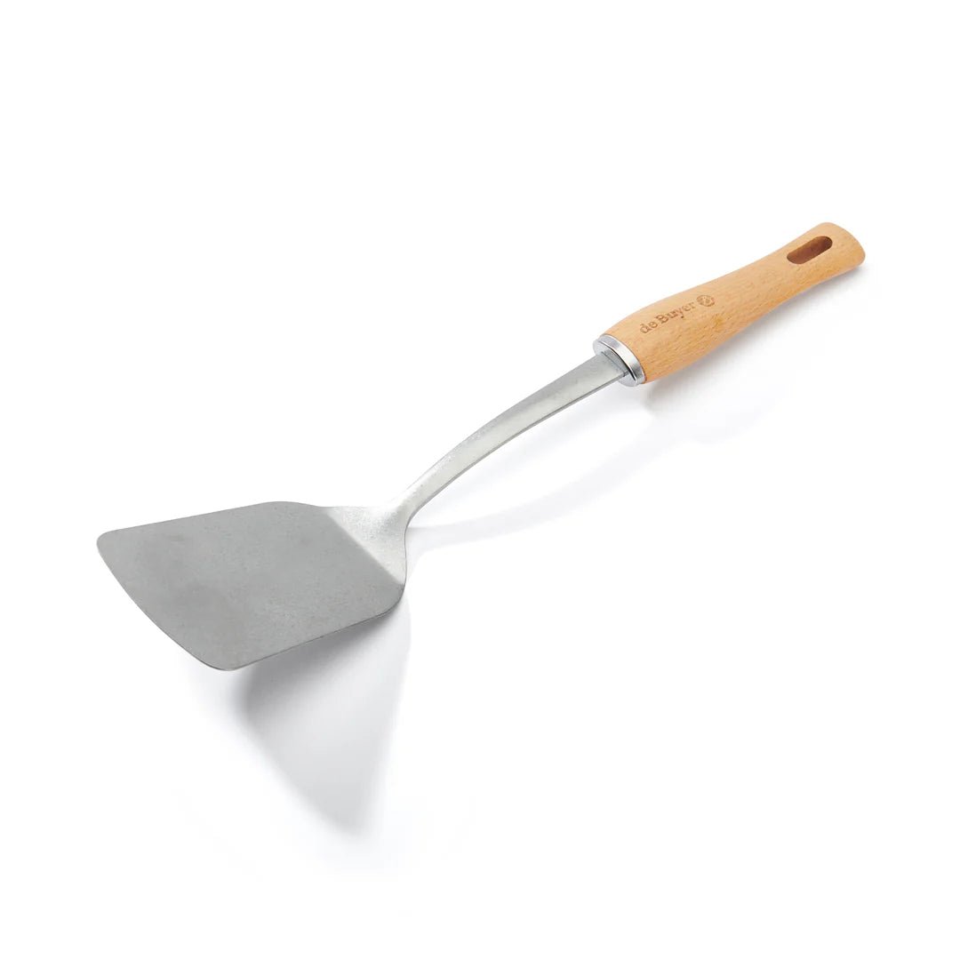 de Buyer - B Bois Plain Spatula, Beechwood, 35cm - Lacbleu Wines - DB2701.05 - 3011242701058