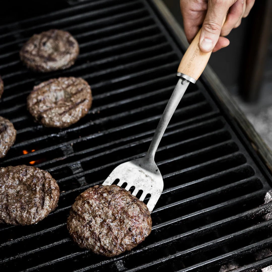 de Buyer - B Bois Slotted Spatula, Beechwood, 35cm - Lacbleu Wines - DB2701.06 - 3011242701065