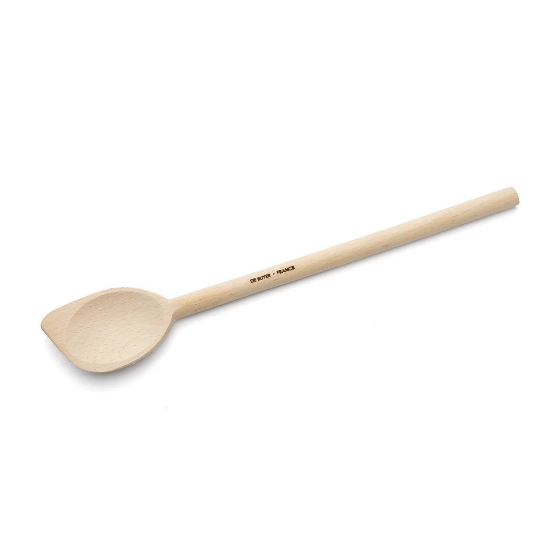 de Buyer - B Bois Wooden Pointed Sauce Spoon, Beech, 30cm - Lacbleu Wines - DB4874.00 - 3011244874002