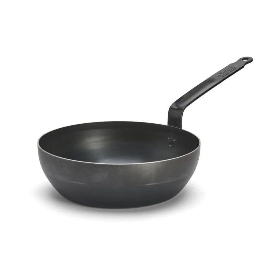 de Buyer - Blue Carbon Sauté Pan, ø24cm - Lacbleu Wines - DB5214.24 - 3011245214241