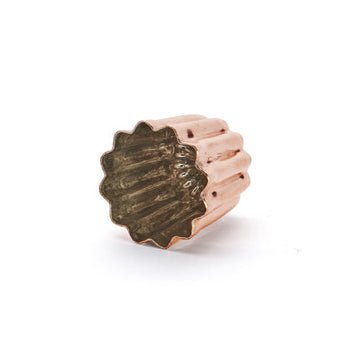 de Buyer - Canelés Bordelais Fluted Mould, Copper, ø4.5cm - Lacbleu Wines - DB6820.45N - 3011246820458