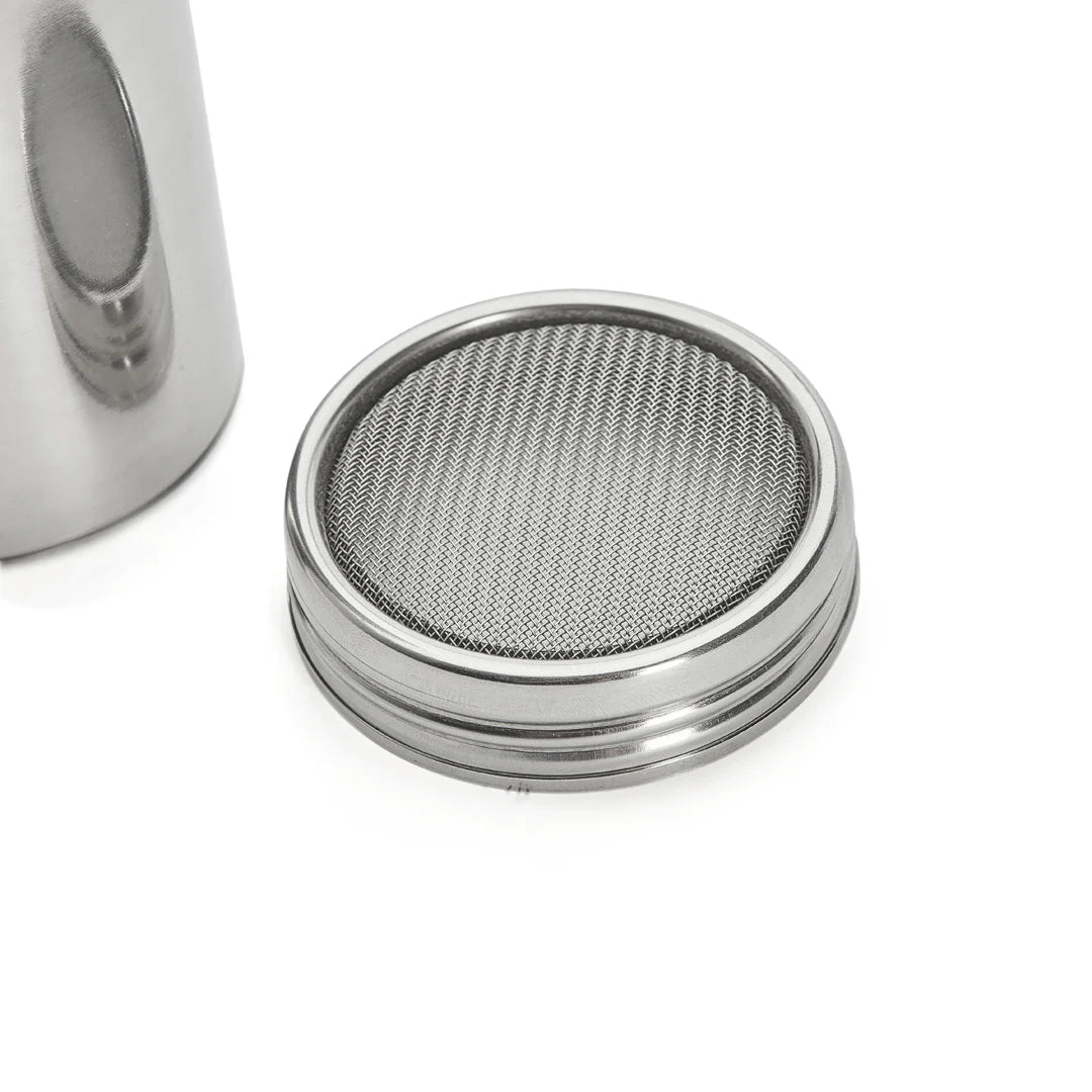 de Buyer - Dredger with Metal Mesh, Stainless Steel, 10cm - Lacbleu Wines - DB4782.01N - 3011244782017