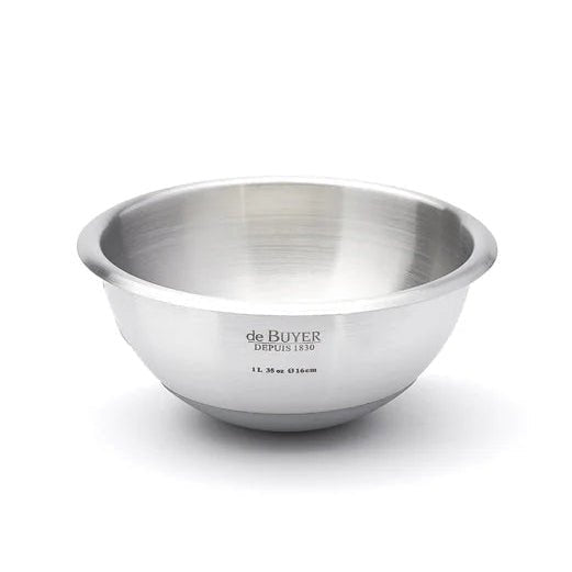 de Buyer - Hemispherical Bowl with Silicone Base, ø16cm - Lacbleu Wines - DB3373.16 - 3011243373162