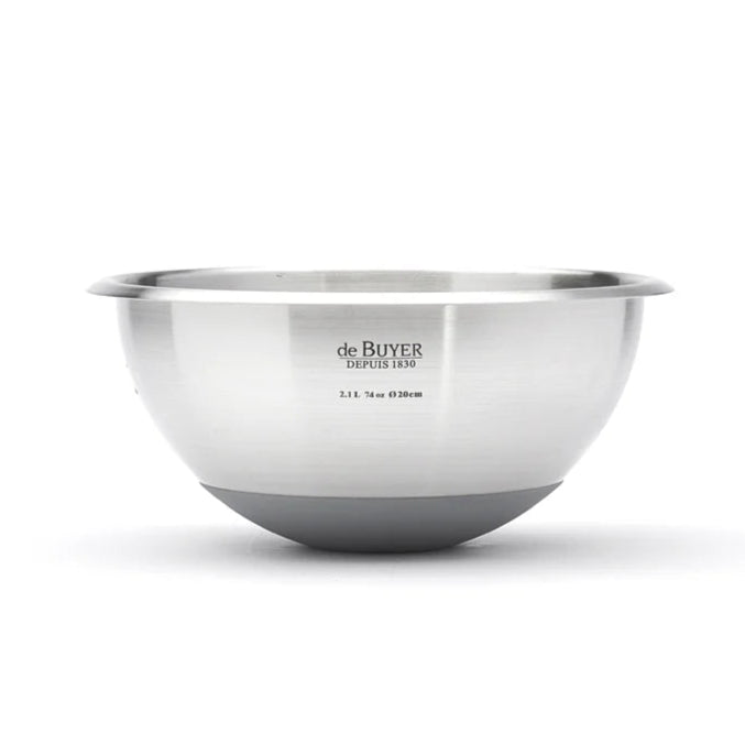de Buyer - Hemispherical Bowl with Silicone Base, ø20cm - Lacbleu Wines - DB3373.20 - 3011243373209