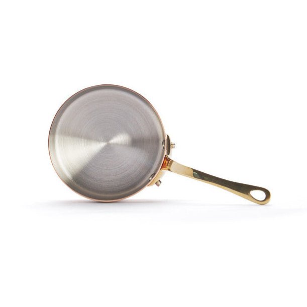 de Buyer - Inocuivre Saucepan, Brass Handle, ø9cm - Lacbleu Wines - DB6445.09 - 3011246445095