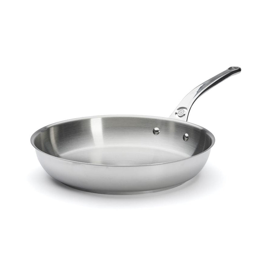 de Buyer - Milady Stainless Steel Frying Pan, ø28cm - Lacbleu Wines - DB3412.28 - 3011243412281