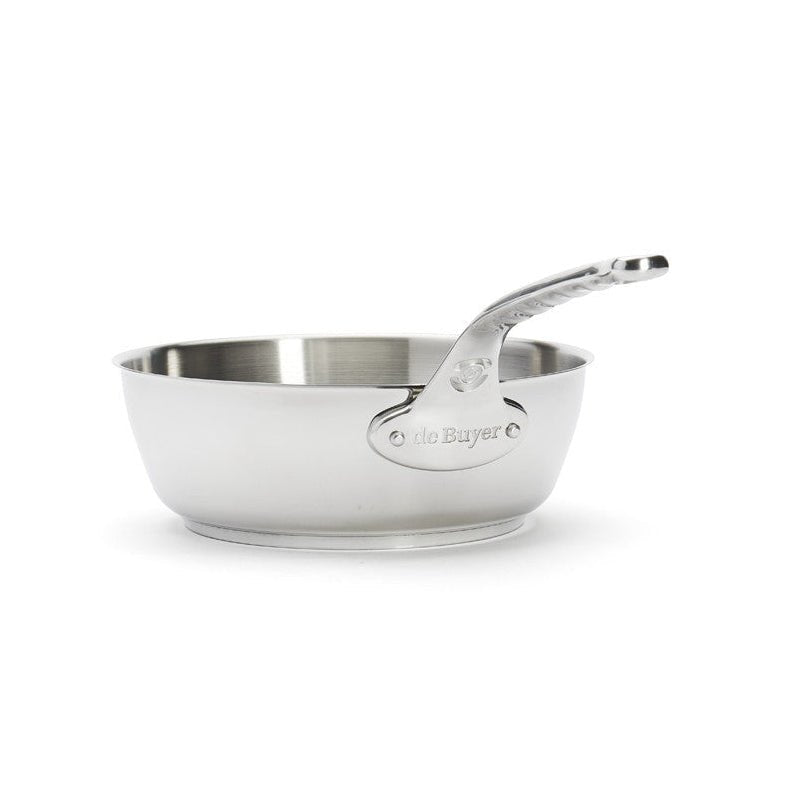 de Buyer - Milady Stainless Steel Sauté Pan, ø24cm - Lacbleu Wines - DB3411.24 - 3011243411246