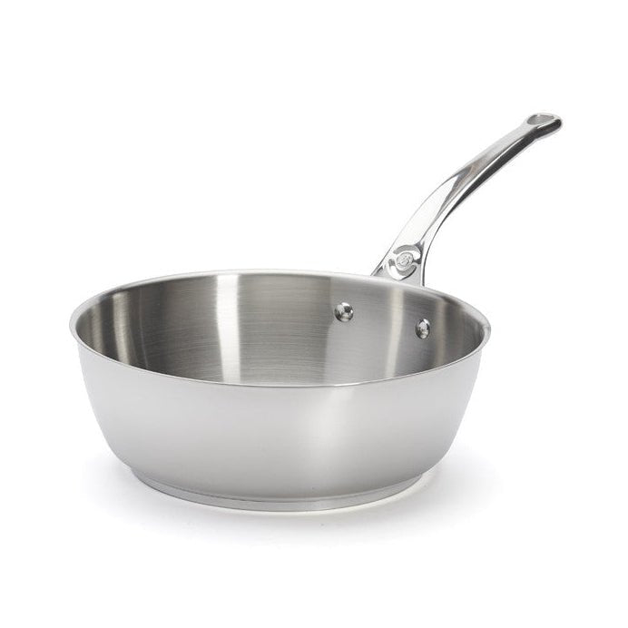 de Buyer - Milady Stainless Steel Sauté Pan, ø24cm - Lacbleu Wines - DB3411.24 - 3011243411246