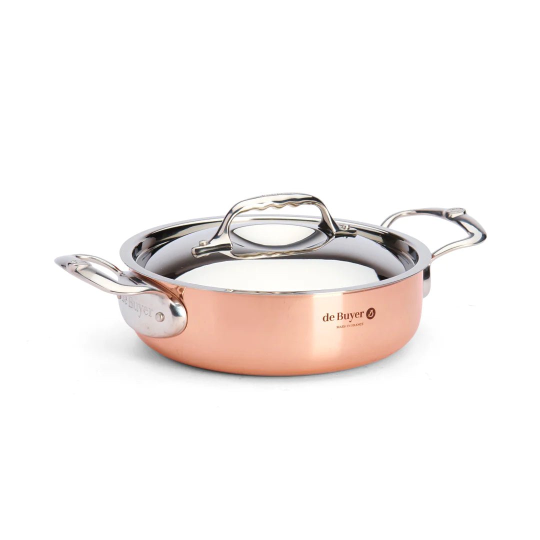 de Buyer - Prima Matera Sauté Pan with Lid - Lacbleu Wines - DB624120 - 3011246241208