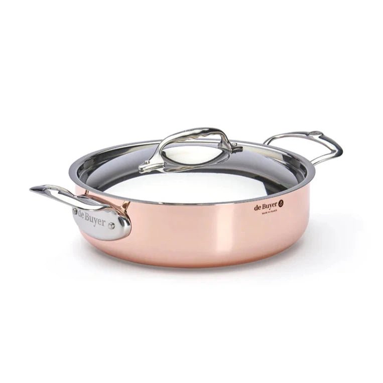 de Buyer - Prima Matera Sauté Pan with Lid - Lacbleu Wines - DB624124 - 3011246241246