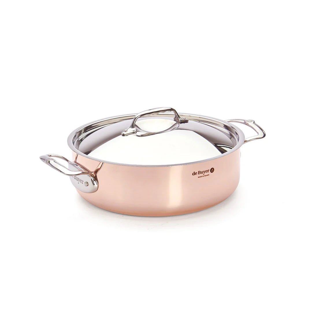 de Buyer - Prima Matera Sauté Pan with Lid - Lacbleu Wines - DB624128 - 3011246241284