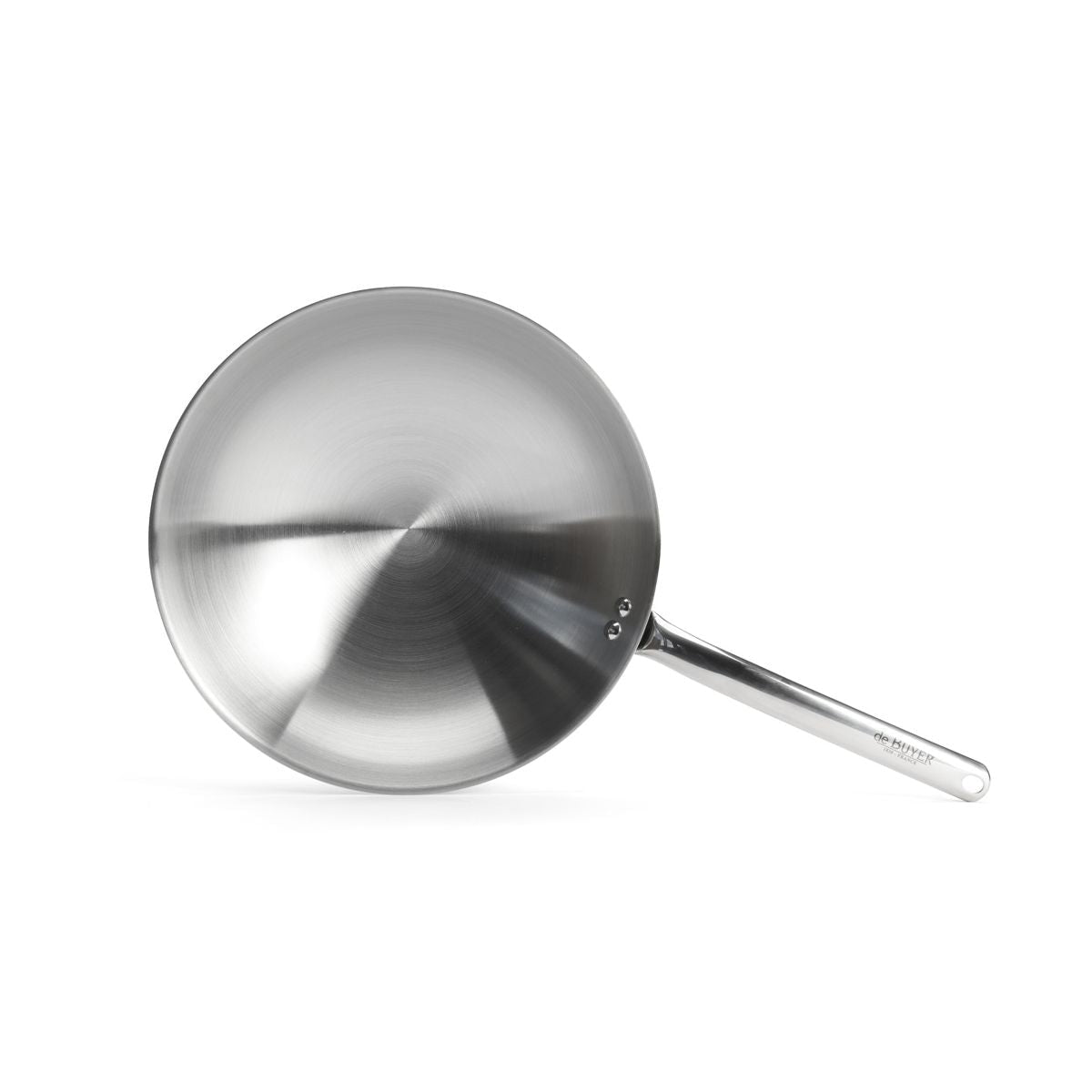 de Buyer - Stainess Steel Induction Wok, ø36cm - Lacbleu Wines - DB3122.36 - 3011243122364