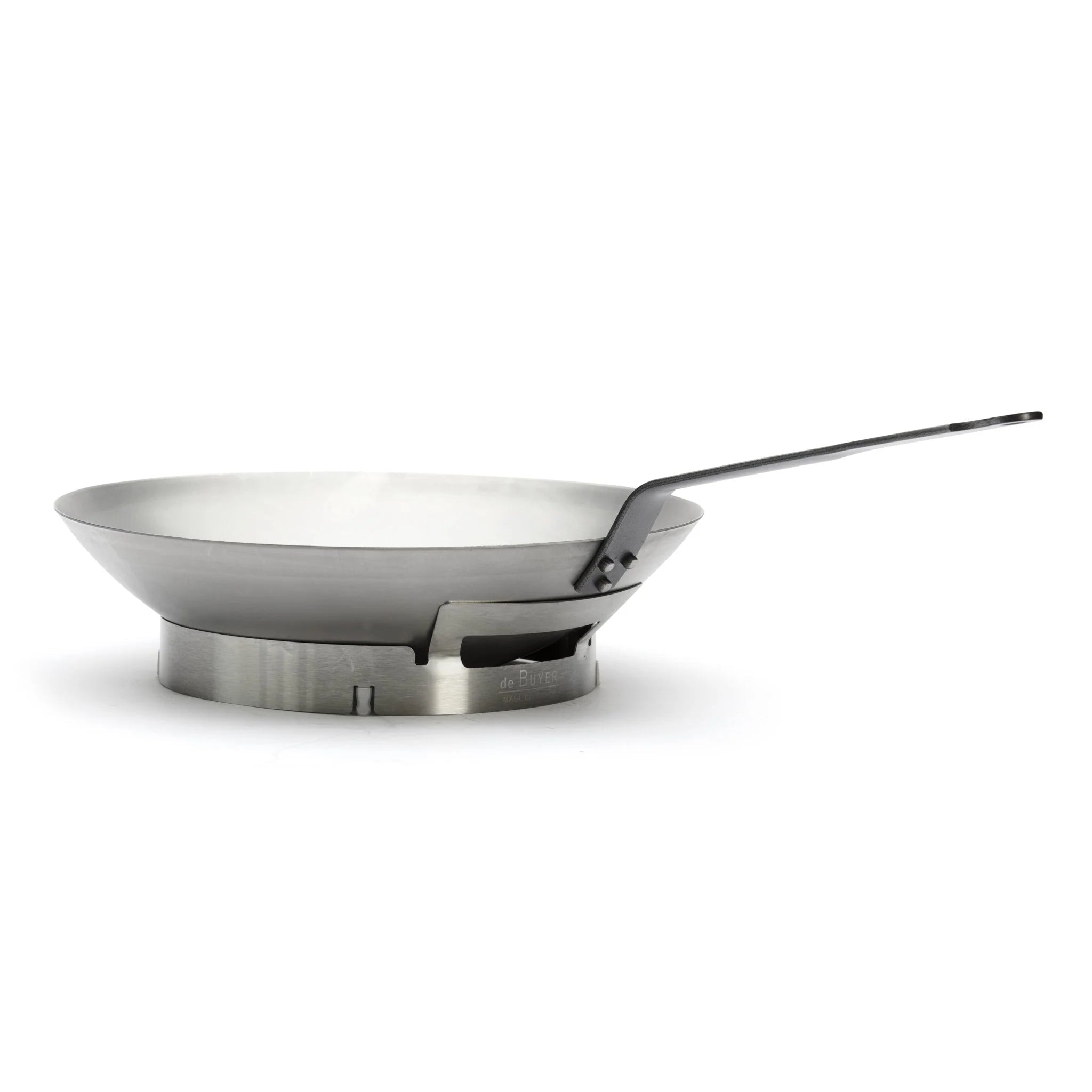 de Buyer - Stand for Round Wok, Stainless Steel, ø24cm - Lacbleu Wines - DB3122.00 - 3011243122005