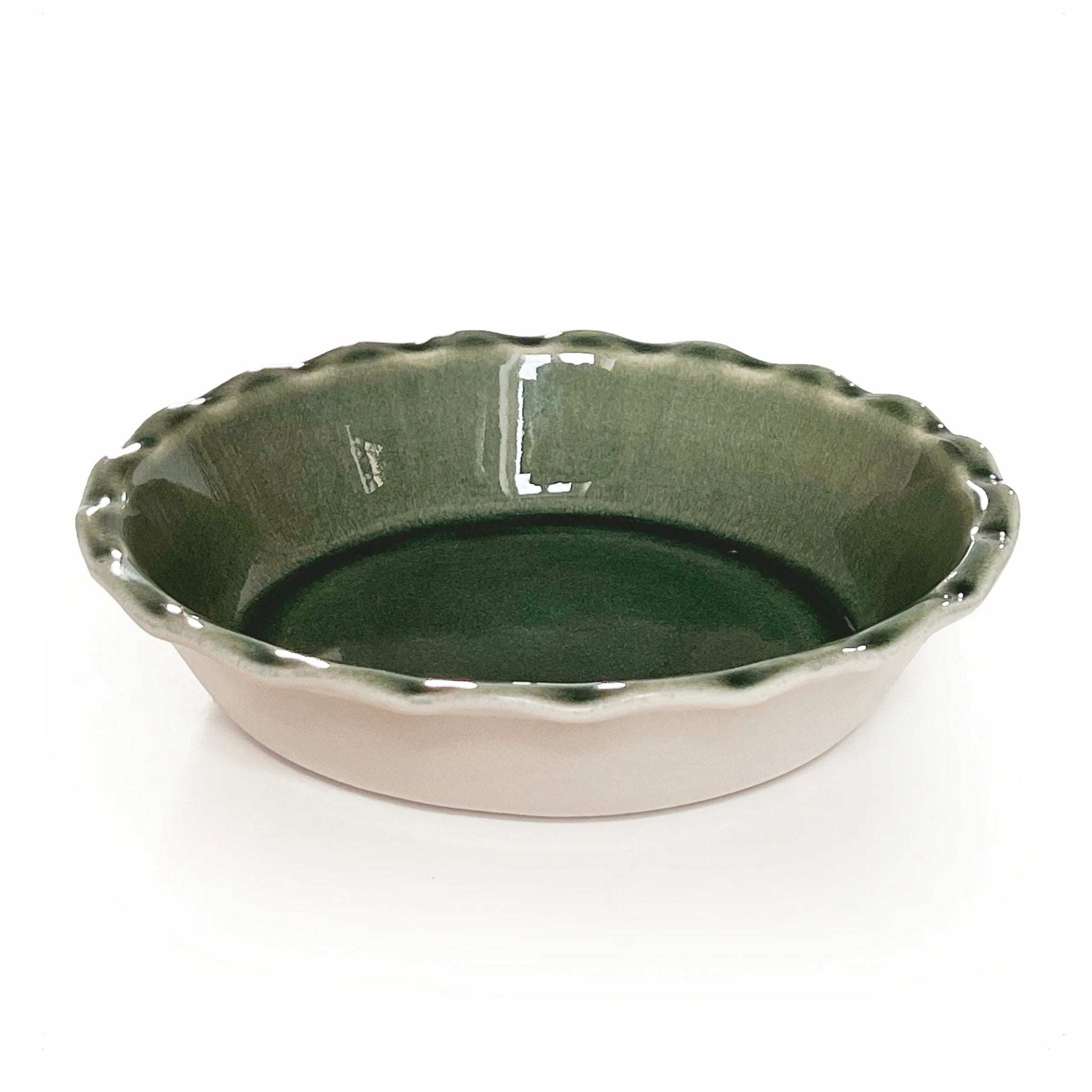 Emile Henry - 175th Anniversary, Limited - edition Pie Dish, ⌀26cm, Storm Green - Lacbleu Wines - EH3J6121 - 3289310029773